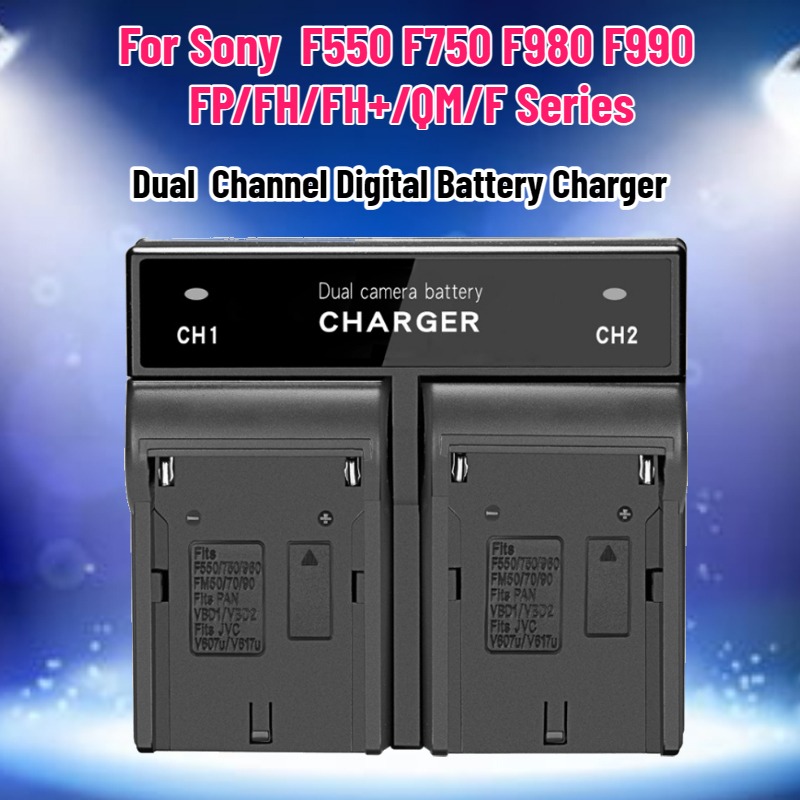 Drone Battery - Dual Channel digitale batterijlader voor Sony