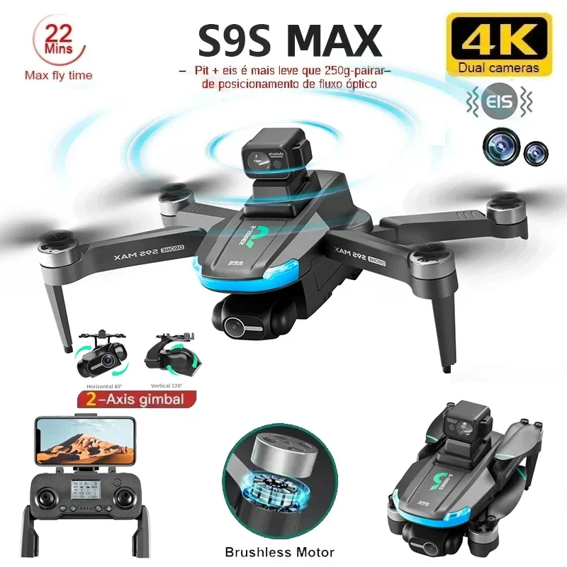 Drone Gimbal - NIEUWE S9S MAX MINI Drone 4K
