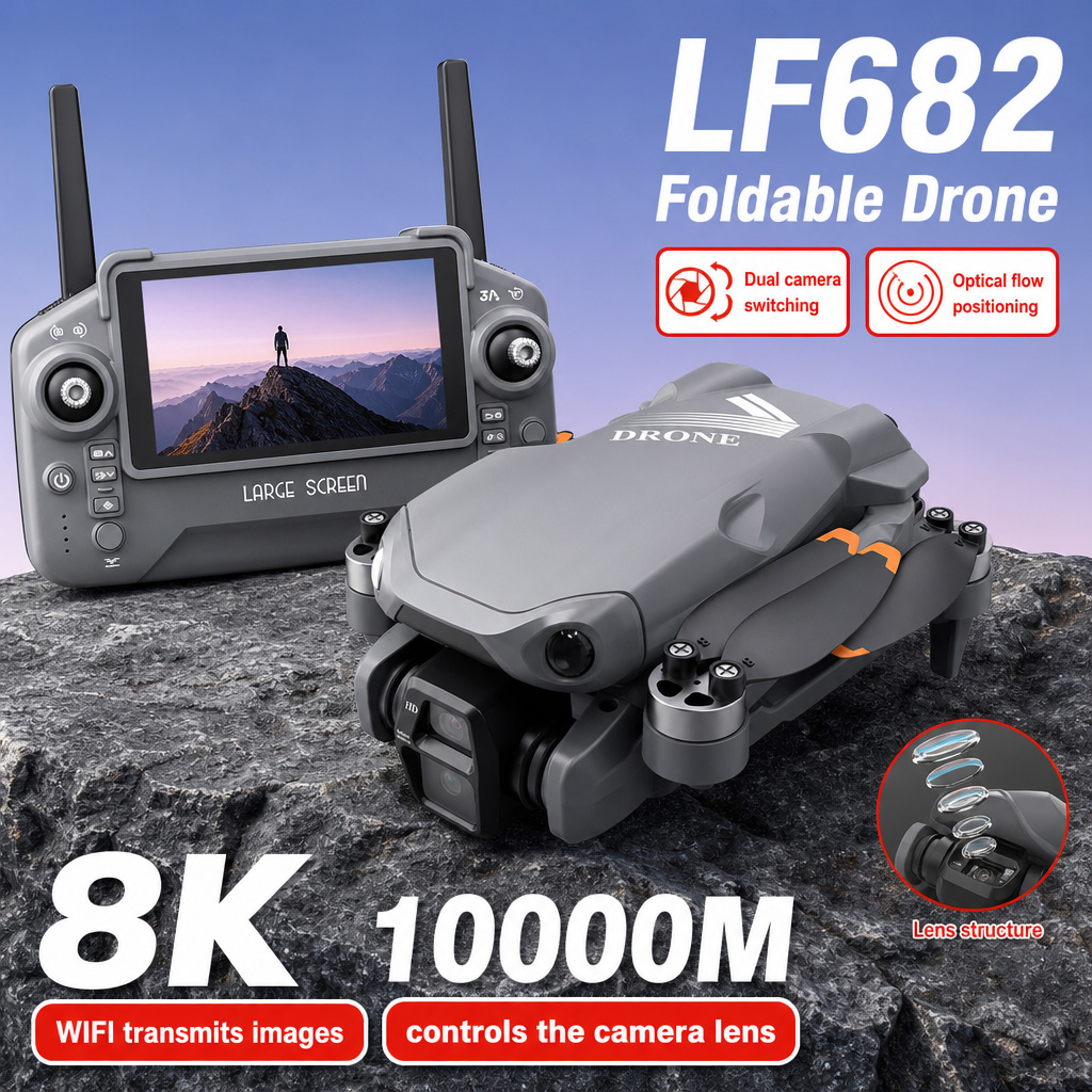 Drone Gimbal - Luchtfoto LF682 Drone 8K HD Dubbele