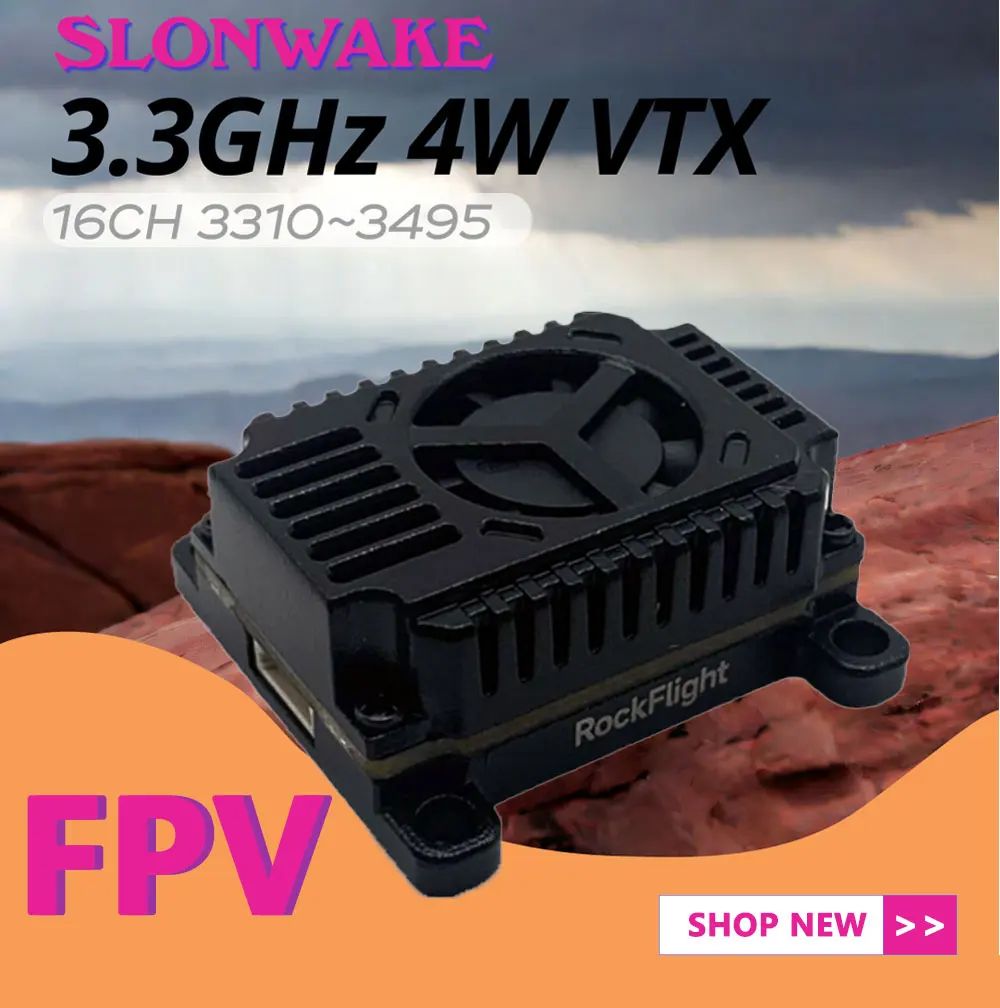 SLONWAKE FPV 3.3G 16CH 4000mW  - Drone Transmitter recensie en prijs