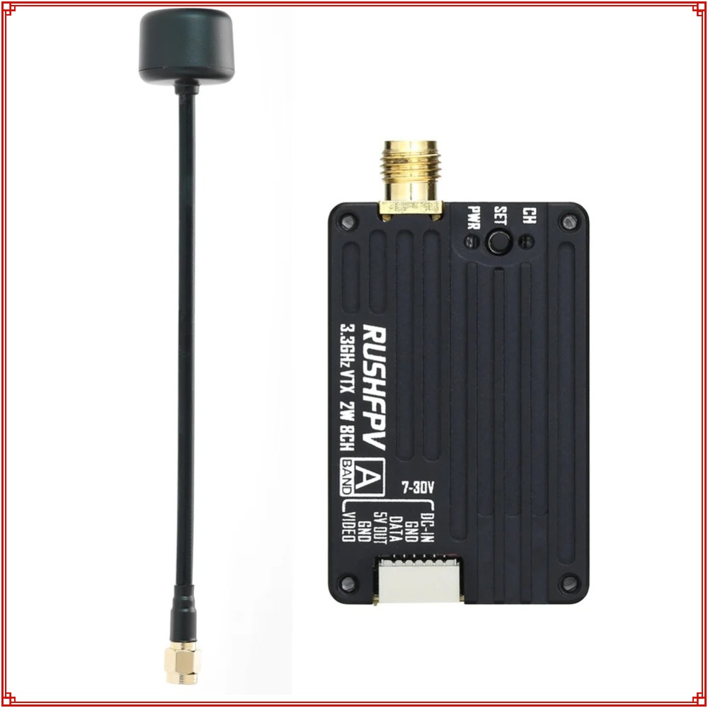 2026 Nieuwe RUSHFPV 3.3G 2W VT - Drone Transmitter recensie en prijs