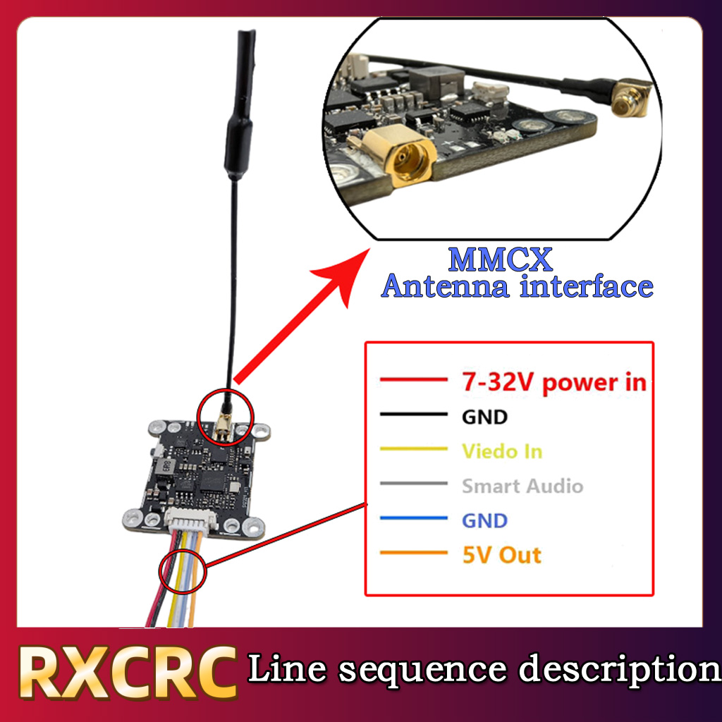 RXCRC 5.8G Module 48CH 1.6W VT - Drone Transmitter recensie en prijs