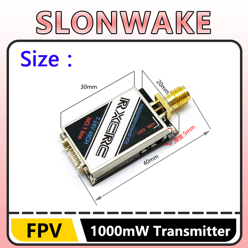 SLONWAKE 5.8G 48CH 1W VTX 100/ - Drone Transmitter recensie en prijs